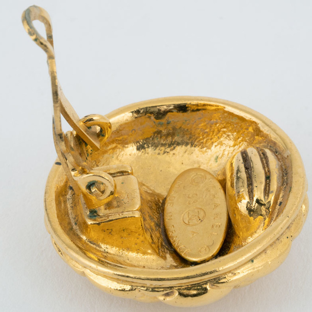 CHANEL Gold Earrings - Picture 8 of 11